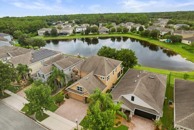 1613 Water Elm Ct, Orlando, FL 32825 - aerial perspective of suburban area with a large body of water