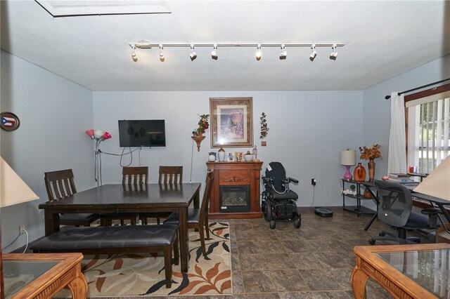 881 Cedar Cir, Tavares, FL 32778 - dining room with stone finish floors