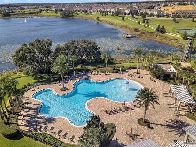 15477 Blackbead St, Winter Garden, FL 34787 - community pool with a water view