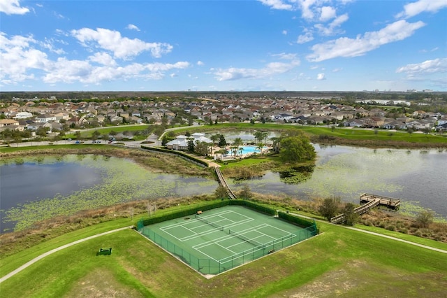 15477 Blackbead St, Winter Garden, FL 34787 - aerial perspective of suburban area featuring a large body of water