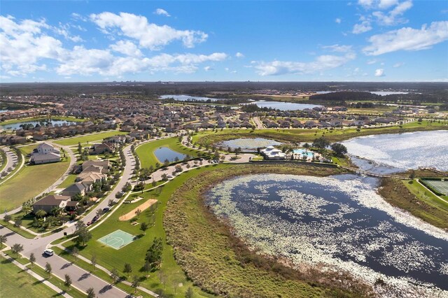 15477 Blackbead St, Winter Garden, FL 34787 - aerial view of residential area with a nearby body of water