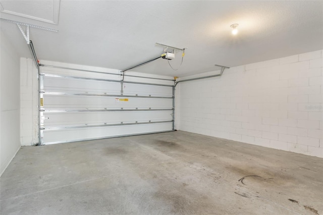 15477 Blackbead St, Winter Garden, FL 34787 - garage with a garage door opener and concrete block wall