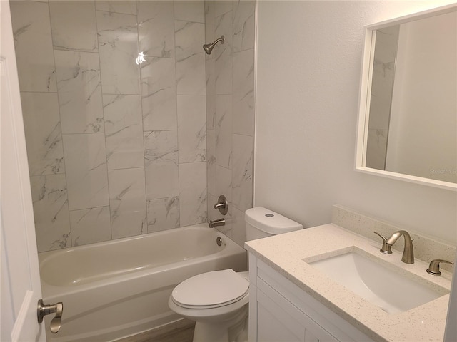4333 SW 157th Ter, Ocala, FL 34481 - bathroom featuring vanity, toilet, and shower / tub combination