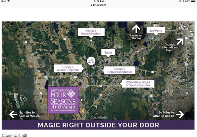 1650 Key Bay Trl, Kissimmee, FL 34747 - aerial overview of property's location