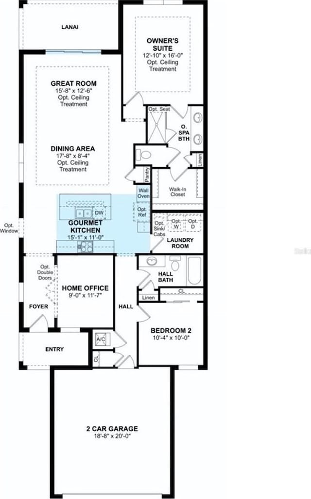 1650 Key Bay Trl, Kissimmee, FL 34747 - home floor plan
