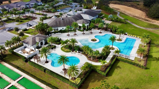 1650 Key Bay Trl, Kissimmee, FL 34747 - bird's eye view of a pool area