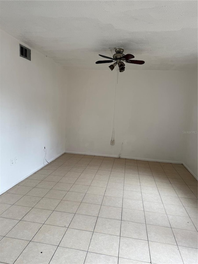 914 SW 8th Ave Unit 14, Gainesville, FL 32601 - spare room with ceiling fan and a textured ceiling