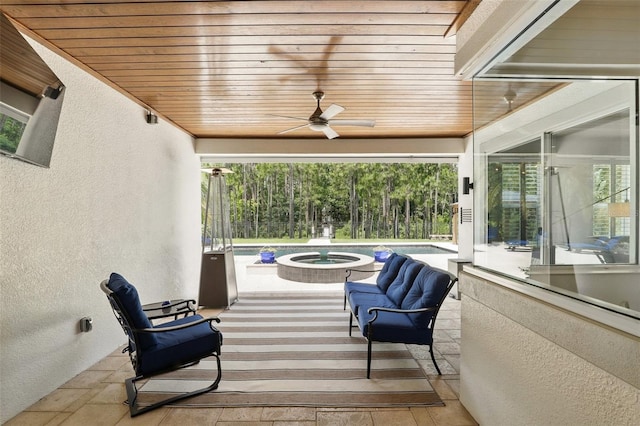 2908 Lee Shore Loop, Orlando, FL 32820 - view of patio / terrace with a ceiling fan