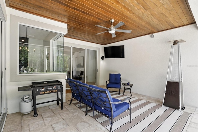 2908 Lee Shore Loop, Orlando, FL 32820 - view of patio featuring ceiling fan