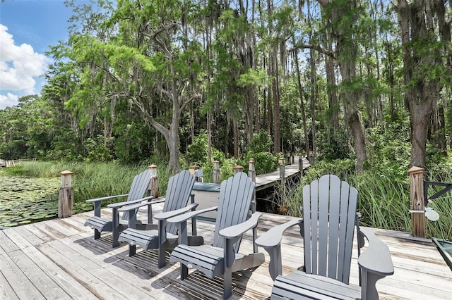 2908 Lee Shore Loop, Orlando, FL 32820 - deck featuring a dock