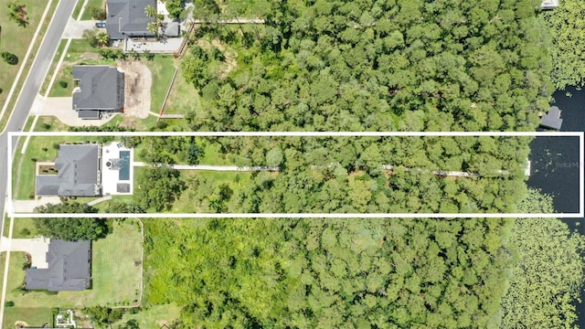 2908 Lee Shore Loop, Orlando, FL 32820 - aerial perspective of suburban area with property boundaries highlighted