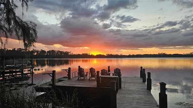 2908 Lee Shore Loop, Orlando, FL 32820 - dock area featuring a water view
