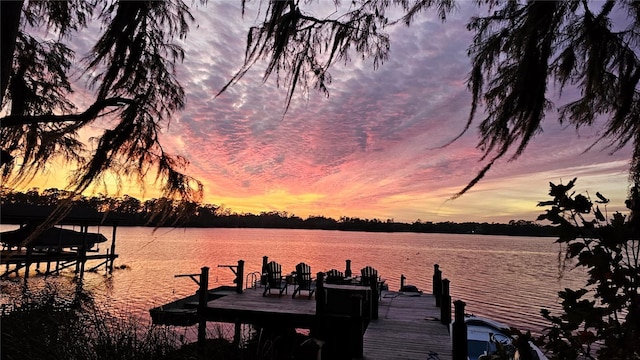 2908 Lee Shore Loop, Orlando, FL 32820 - dock area with a water view