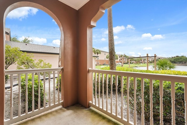 6451 Borasco Dr Unit 1603, Melbourne, FL 32940 - covered porch with a water view