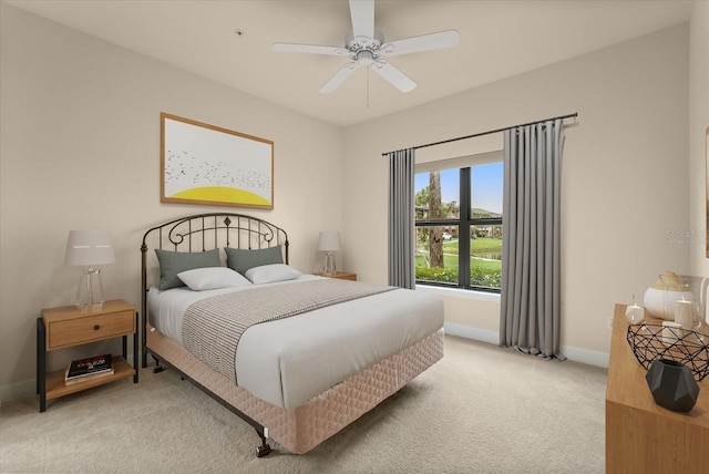 6451 Borasco Dr Unit 1603, Melbourne, FL 32940 - bedroom featuring light colored carpet and ceiling fan