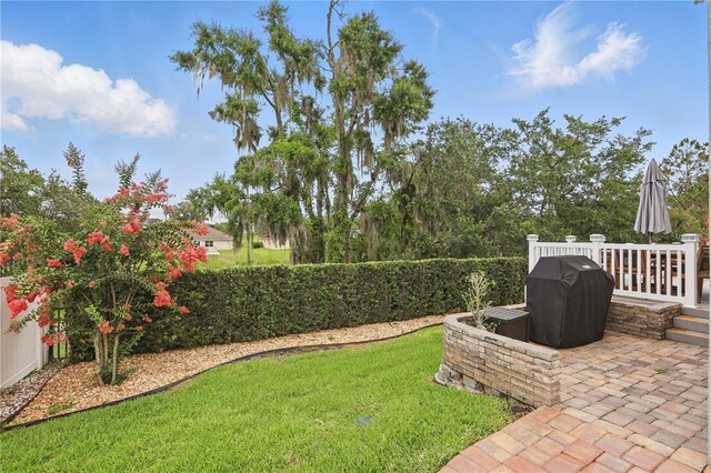 405 Courtlea Park Dr, Winter Garden, FL 34787 - view of green lawn featuring a patio
