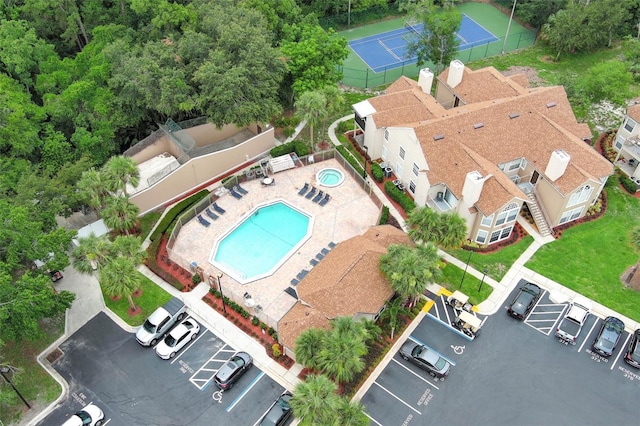 620 Glenwood Ct Unit 79, Altamonte Springs, FL 32714 - bird's eye view of a pool