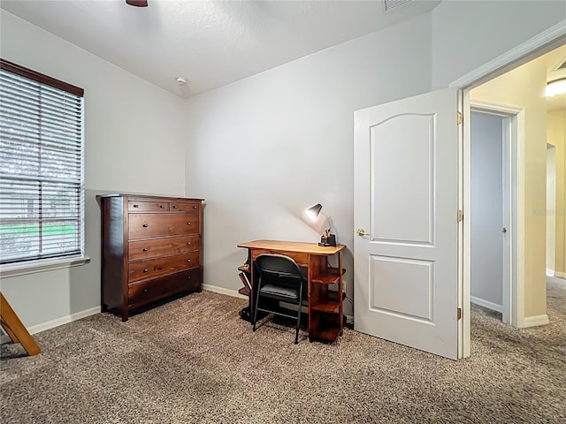 12641 Arley Dr, Windermere, FL 34786 - home office with carpet floors and baseboards