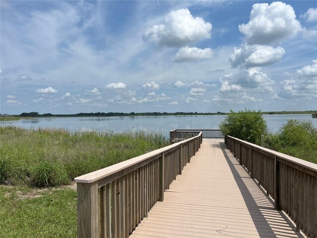 1345 Griffon Ave, Lake Alfred, FL 33850 - dock featuring a water view