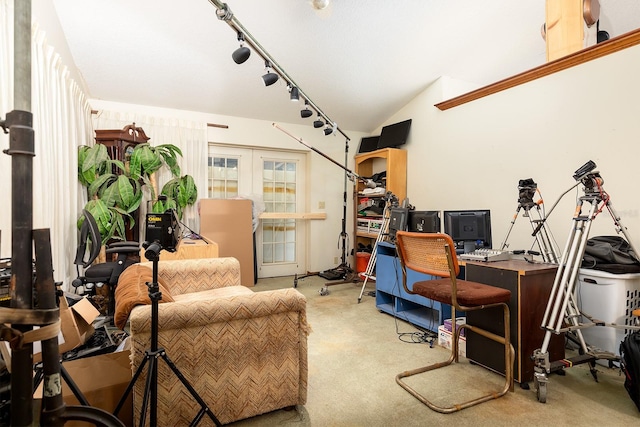 4933 Round Lake Rd, Apopka, FL 32712 - carpeted office space with vaulted ceiling