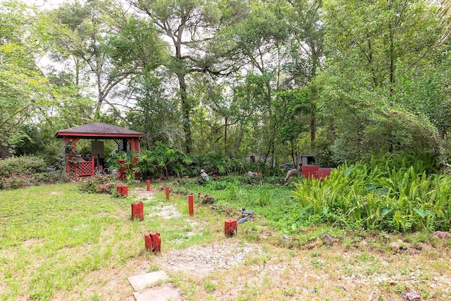 4933 Round Lake Rd, Apopka, FL 32712 - view of yard with a gazebo