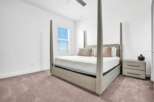 5609 Zestar Ln, Loxahatchee, FL 33470 - carpeted bedroom featuring baseboards and a ceiling fan