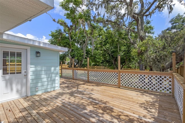 588 Hwy 630 E, Frostproof, FL 33843 - deck featuring view of scattered trees