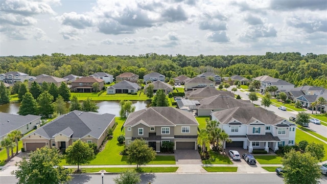 1113 Fieldstone Cir, Oviedo, FL 32765 - aerial view of residential area with a large body of water