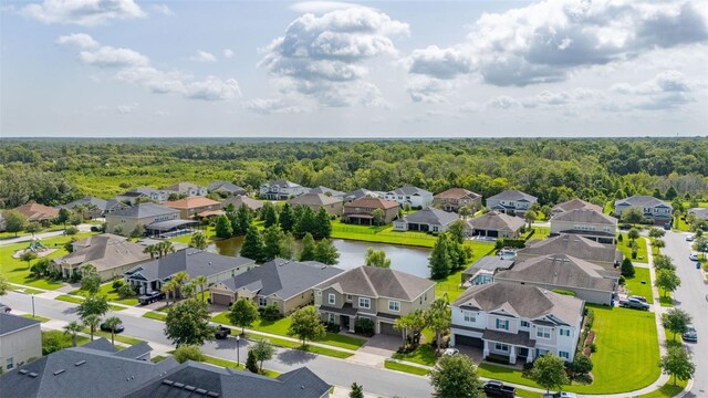 1113 Fieldstone Cir, Oviedo, FL 32765 - aerial view of residential area with a heavily wooded area