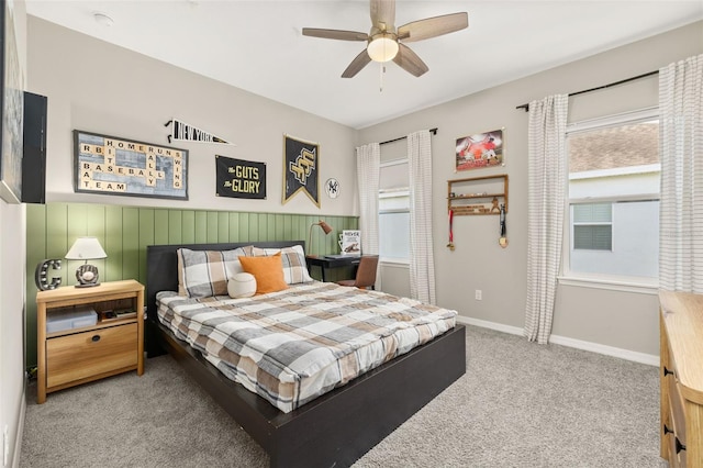 1113 Fieldstone Cir, Oviedo, FL 32765 - carpeted bedroom featuring ceiling fan and baseboards