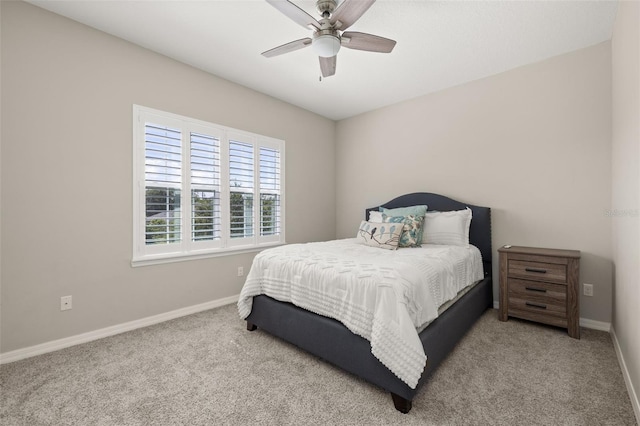 1113 Fieldstone Cir, Oviedo, FL 32765 - carpeted bedroom with baseboards and a ceiling fan