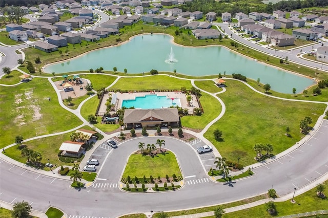 129 Eagleview Loop, Davenport, FL 33837 - aerial overview of property's location with a nearby body of water and nearby suburban area