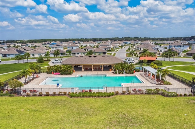 129 Eagleview Loop, Davenport, FL 33837 - community pool with a residential view