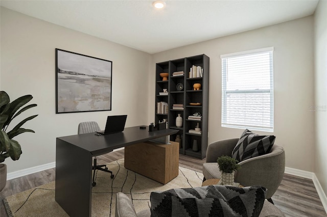 129 Eagleview Loop, Davenport, FL 33837 - office featuring baseboards and wood finished floors