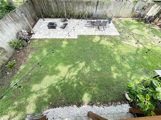 312 W Hull Ave, Oakland, FL 34760 - view of yard with a patio area