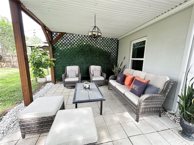 312 W Hull Ave, Oakland, FL 34760 - view of patio / terrace featuring an outdoor living space