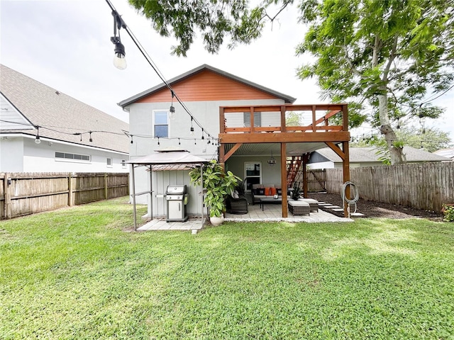 312 W Hull Ave, Oakland, FL 34760 - rear view of property with an outdoor hangout area, a deck, a patio, and a gazebo