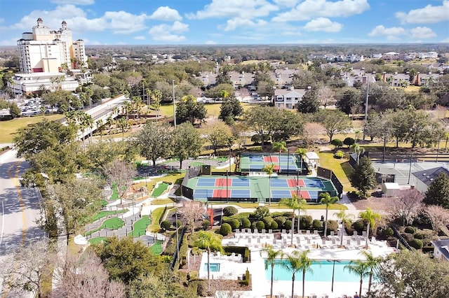 7616 Cabana Ct Unit 301, Reunion, FL 34747 - aerial view of a pool area