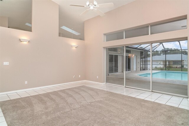924 Texas St, Englewood, FL 34223 - swimming pool with ceiling fan