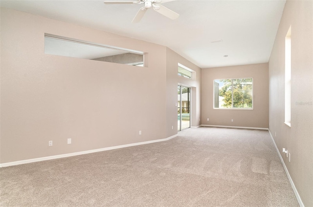 924 Texas St, Englewood, FL 34223 - unfurnished room featuring carpet flooring, ceiling fan, and baseboards