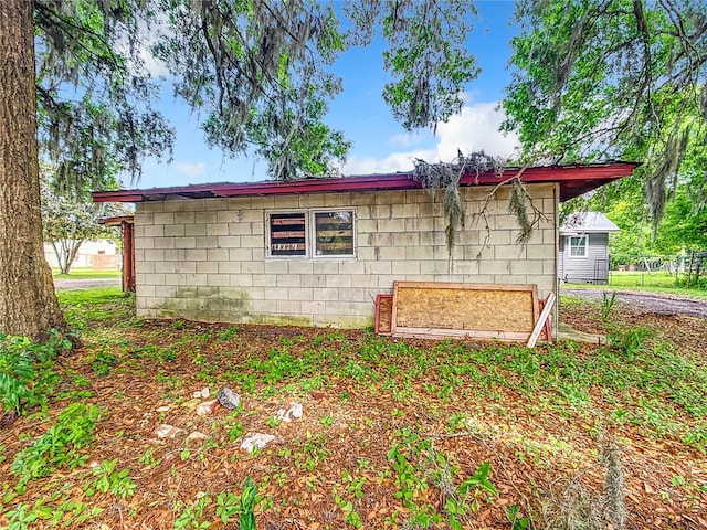 1826 W Silver Springs Blvd, Ocala, FL 34475 - view of side of property with concrete block siding