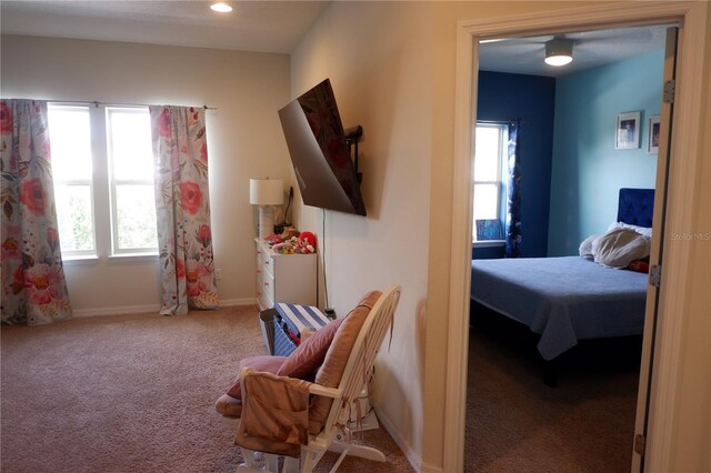 14117 Larkspur Lake Dr, Winter Garden, FL 34787 - carpeted bedroom with baseboards and recessed lighting