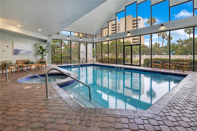 6165 Carrier Dr Unit 2605, Orlando, FL 32819 - view of swimming pool with a pool with connected hot tub