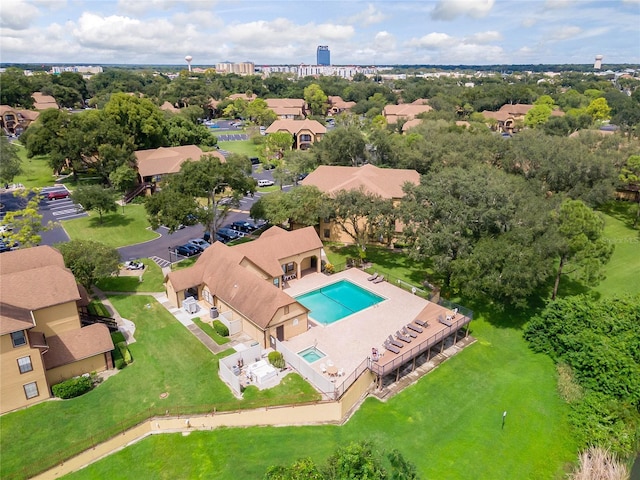 351 Lone Hill Dr Unit 206, Altamonte Springs, FL 32701 - aerial view of a pool