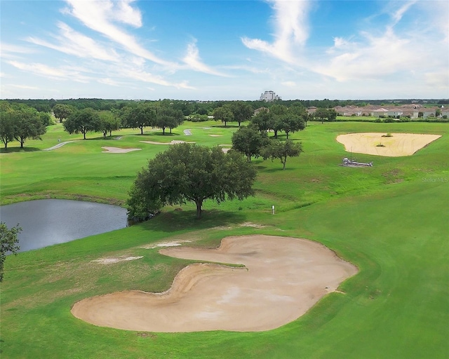 8961 Cabot Cliffs Dr, Davenport, FL 33896 - view of property's community with a water view, golf course view, and a yard
