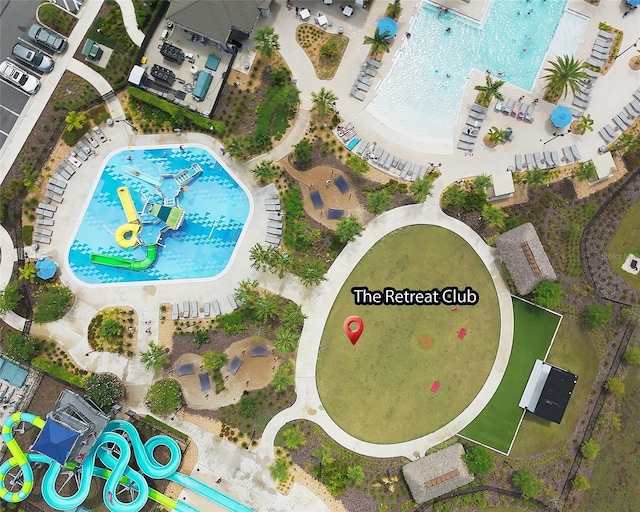 8961 Cabot Cliffs Dr, Davenport, FL 33896 - aerial view of a pool