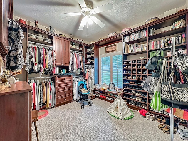 1701 Lucky Pennie Way, Apopka, FL 32712 - spacious closet with carpet and ceiling fan