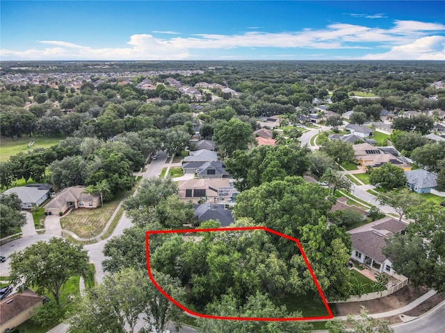 1701 Lucky Pennie Way, Apopka, FL 32712 - aerial view of residential area with property parcel outlined