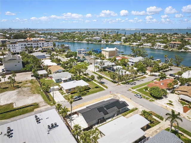 3528 Casablanca Ave, Saint Petersburg, FL 33706 - aerial perspective of suburban area featuring a large body of water