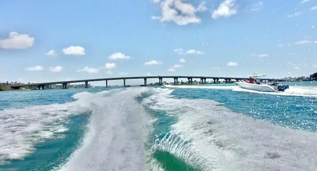 3528 Casablanca Ave, Saint Petersburg, FL 33706 - water view with a notable bridge
